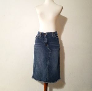 Laundry By Shelli Segal Denim Skirt